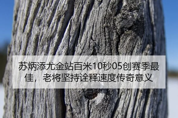 苏炳添尤金站百米10秒05创赛季最佳，老将坚持诠释速度传奇意义